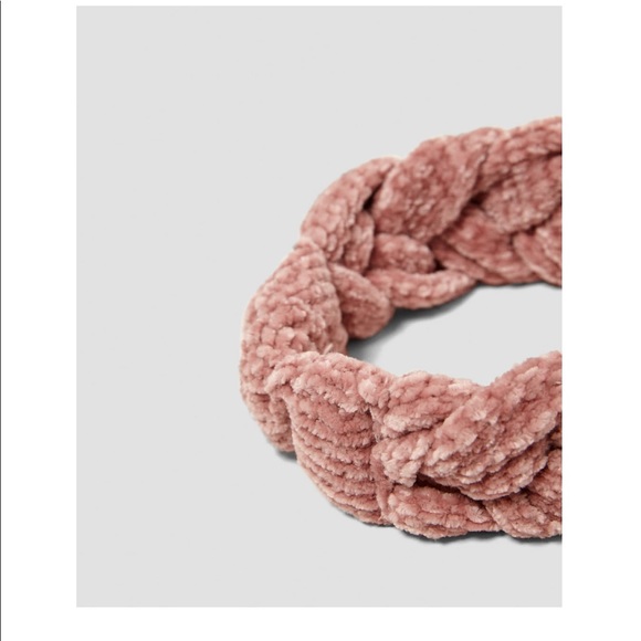 Zara BRAIDED CHENILLE HEADBAND - Picture 5 of 6